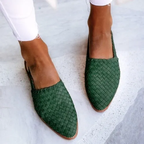 2020 New Fashion Women Summer Sandals High Quality Weave Flat Casual Slipper Leisure Sandal Female Beach Shoes Woman D912