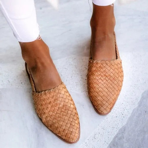 2020 New Fashion Women Summer Sandals High Quality Weave Flat Casual Slipper Leisure Sandal Female Beach Shoes Woman D912