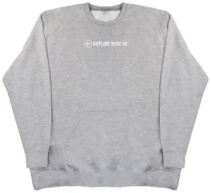 Airplane Mode On - Huge Oversized Hoodless Hoodie
