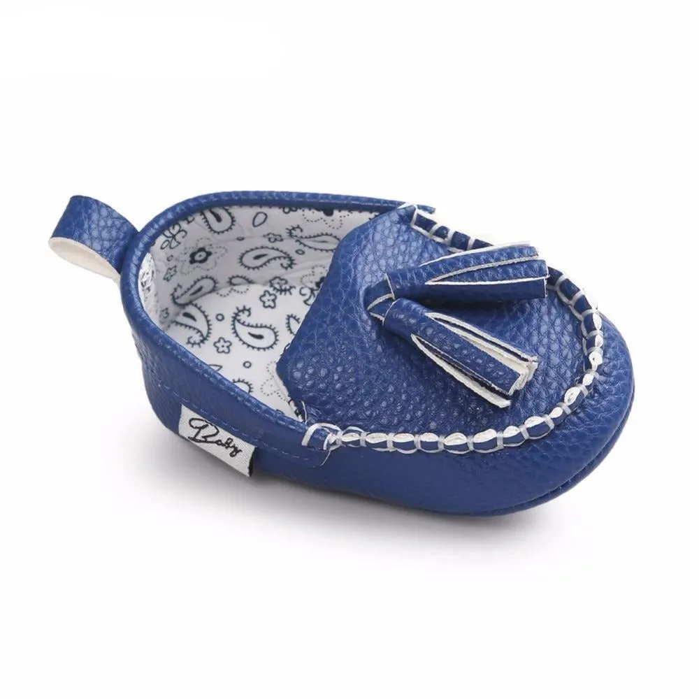 Baby Tassel Leather Shoes