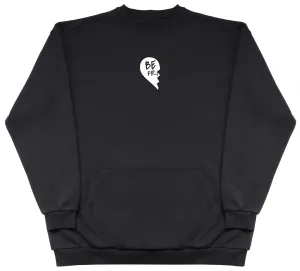 Best Friends Black - Huge Oversized Hoodless Hoodie