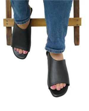 Black Claire Flats