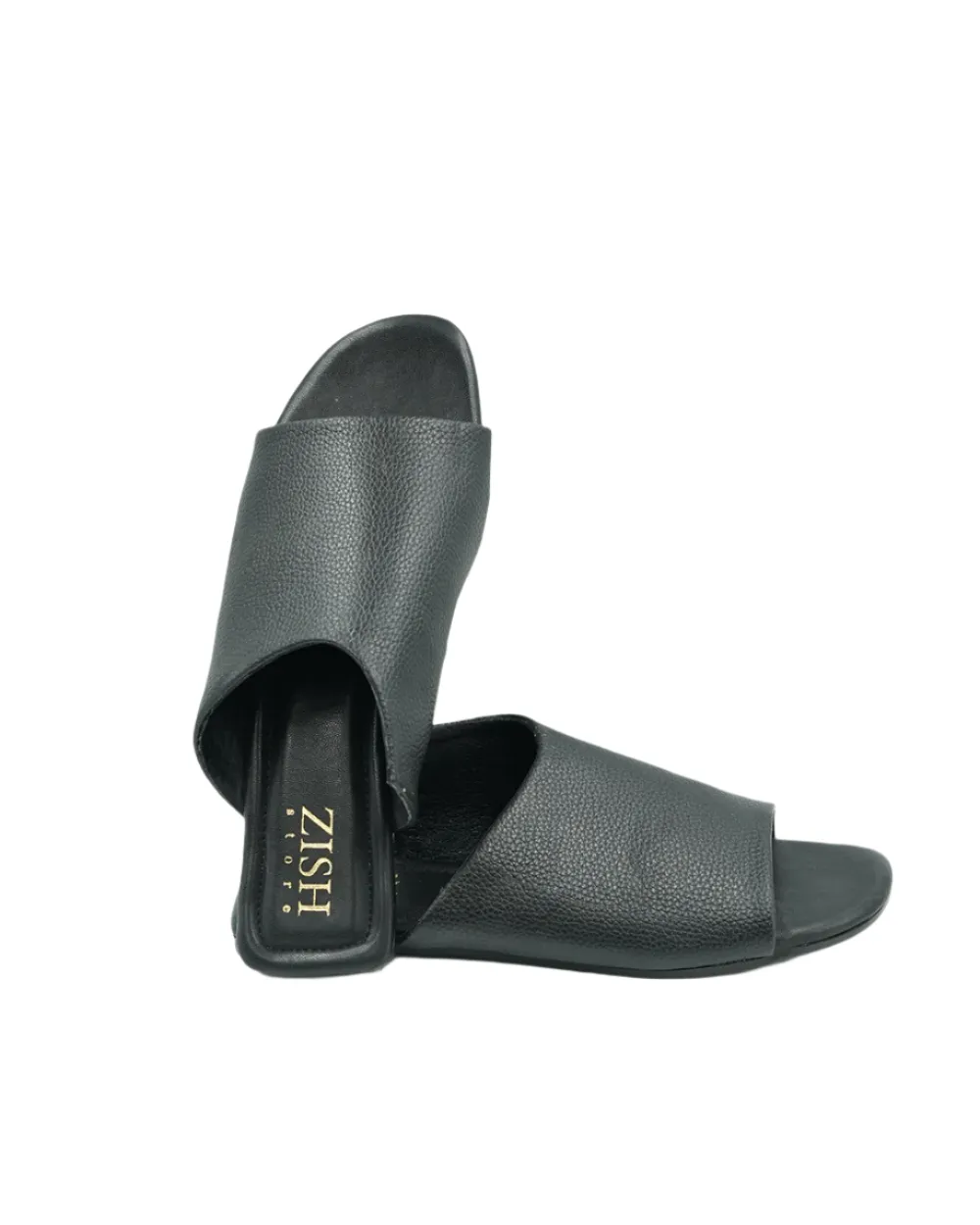 Black Claire Flats