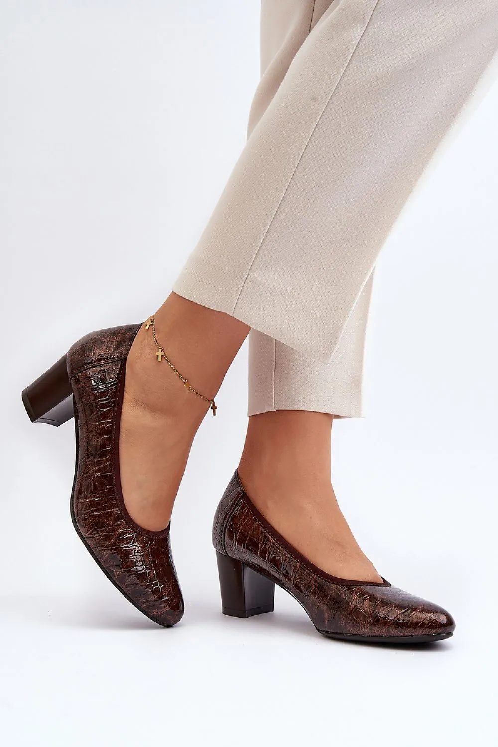 Block heel pumps model 192919 Step in style
