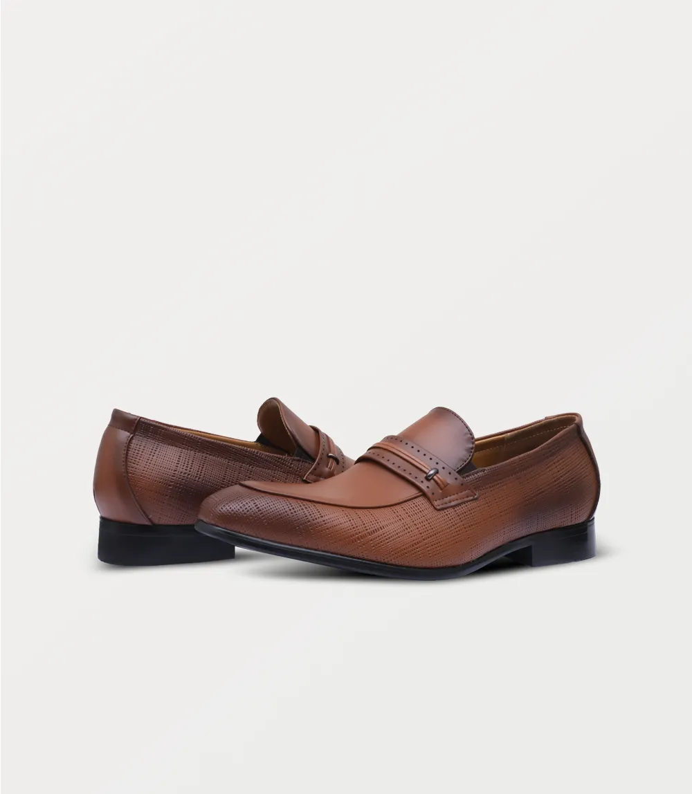 BM5053-BROWN-Men Slip On