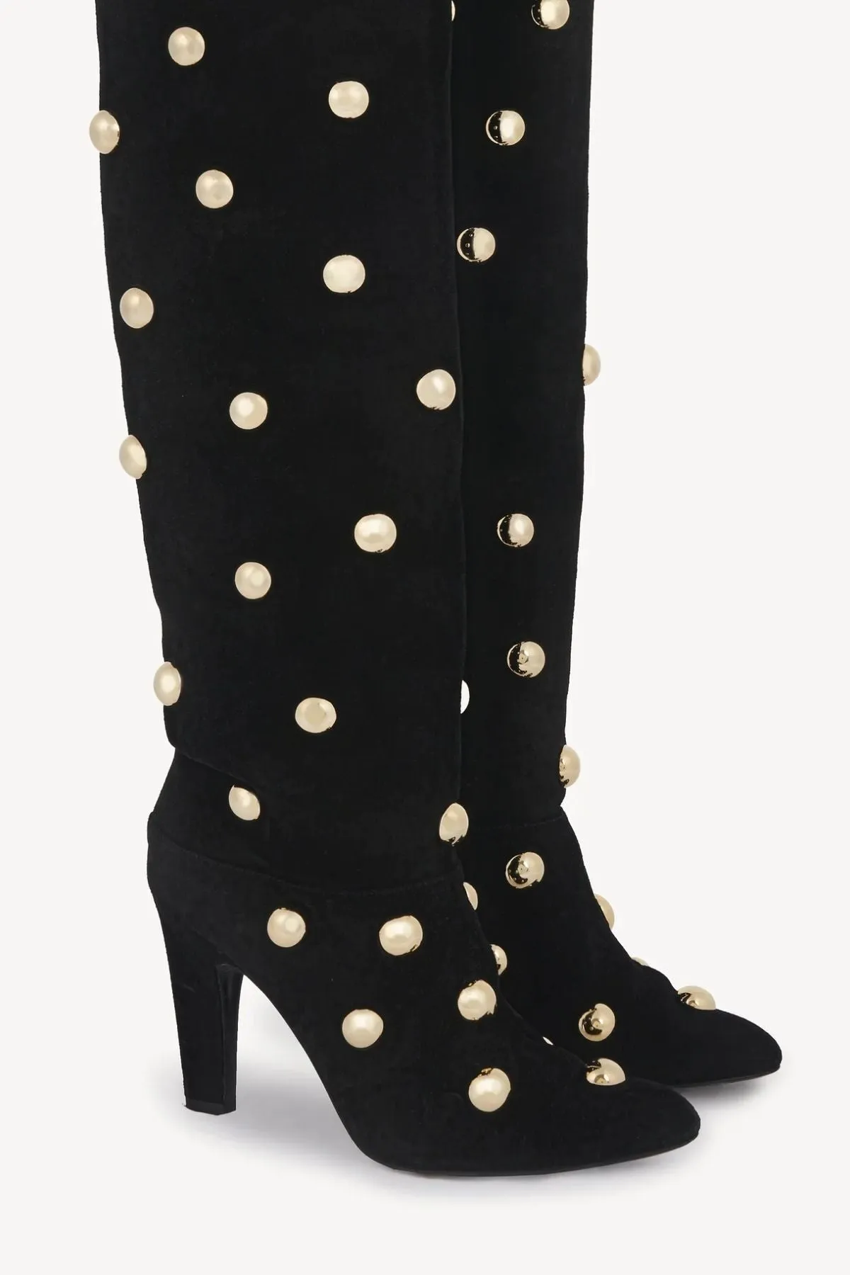 Chlo Eve Over the Knee Boot - Black