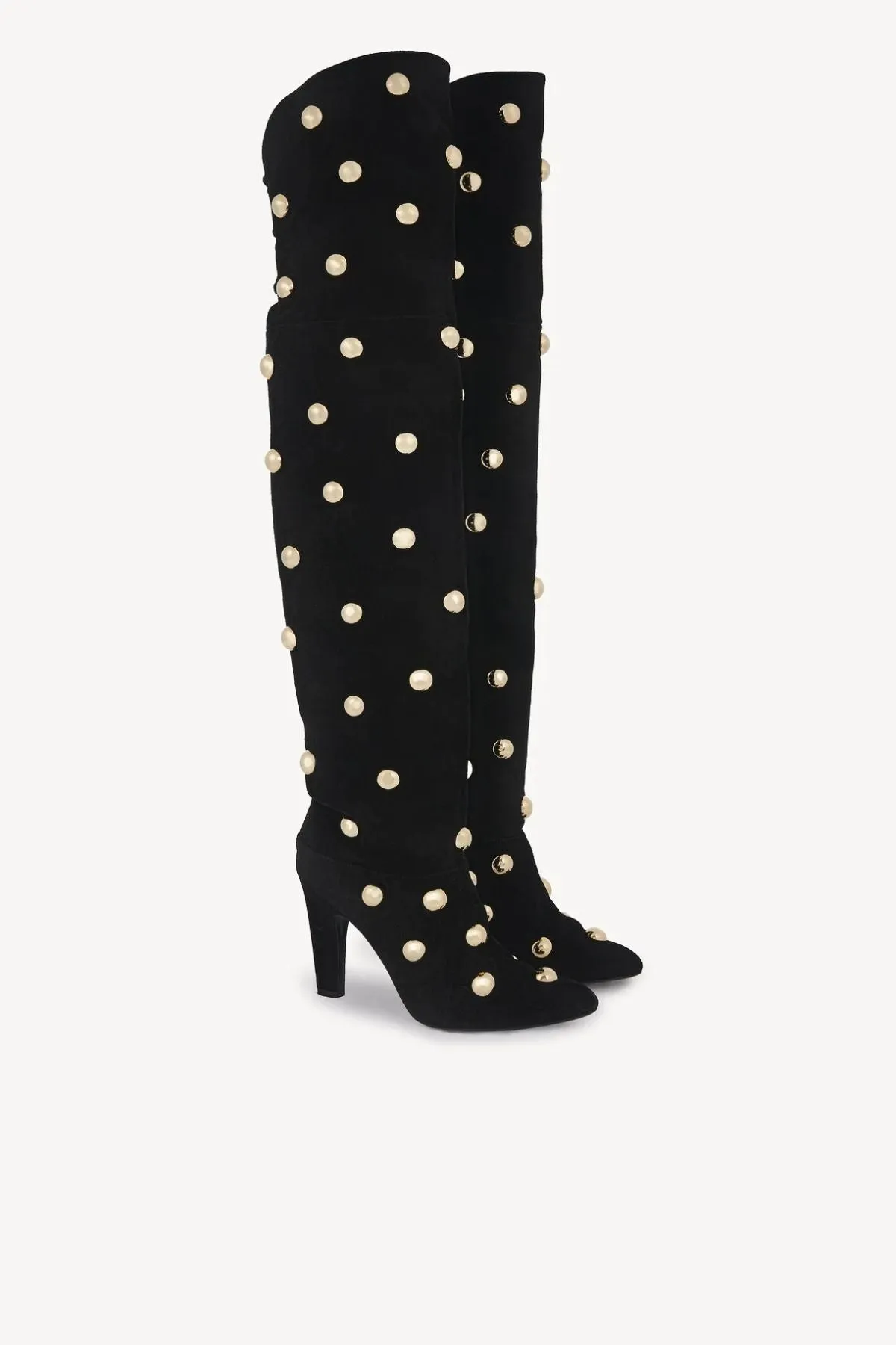 Chlo Eve Over the Knee Boot - Black