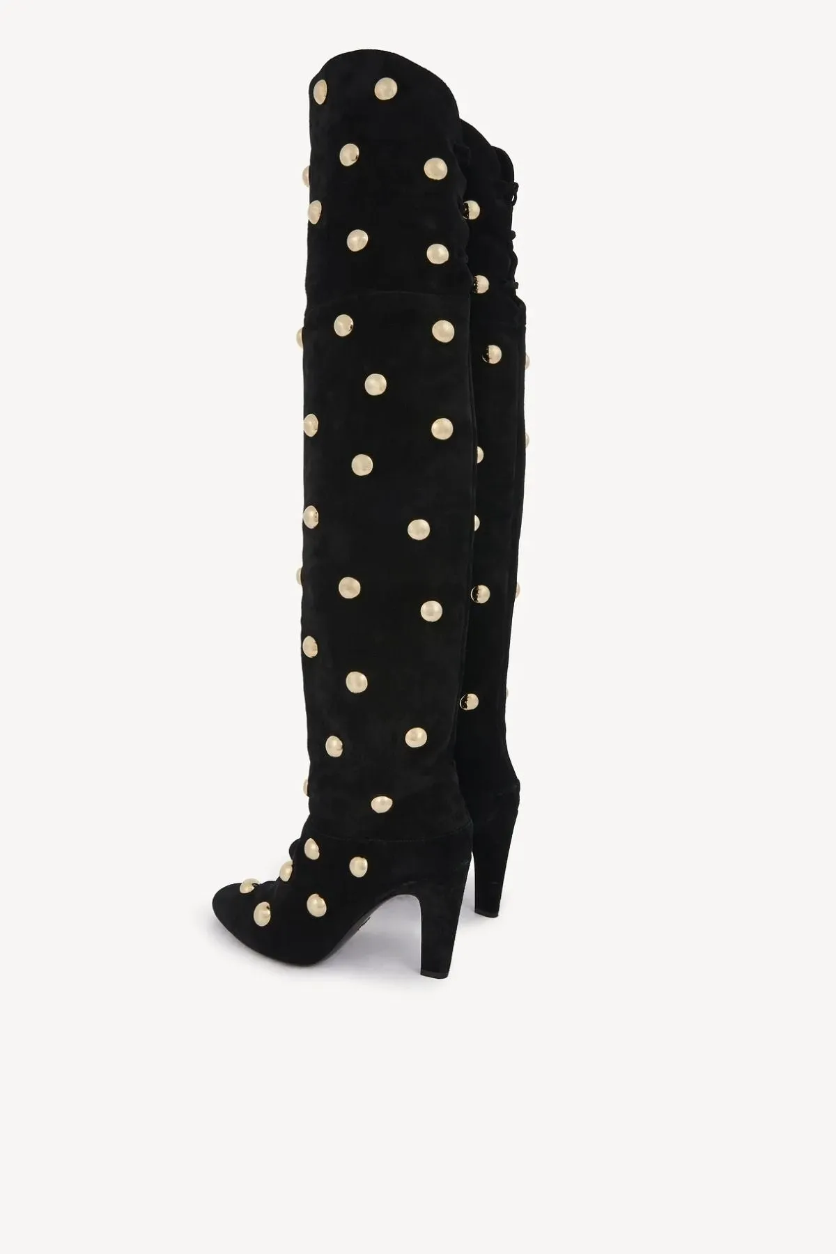 Chlo Eve Over the Knee Boot - Black