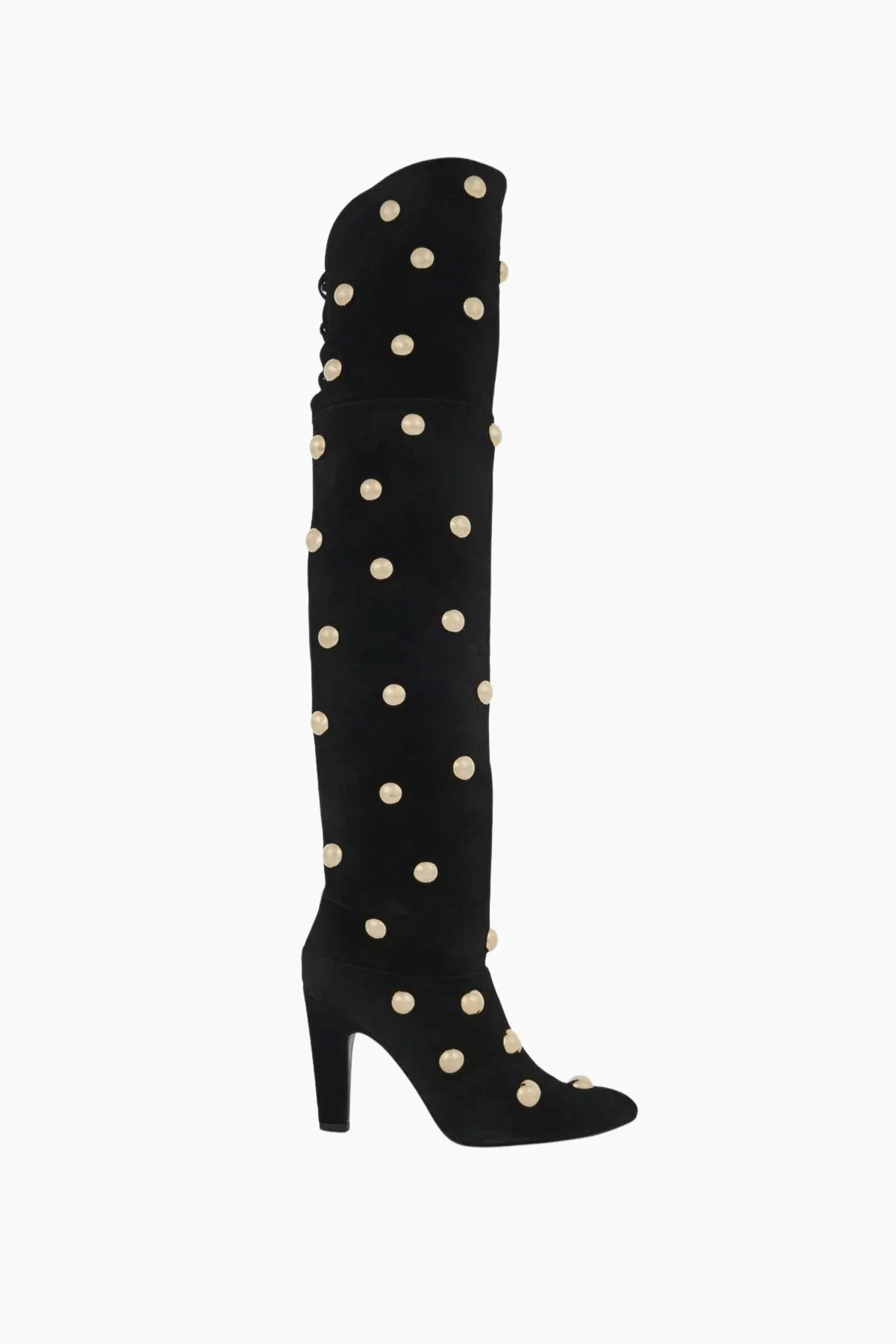 Chlo Eve Over the Knee Boot - Black