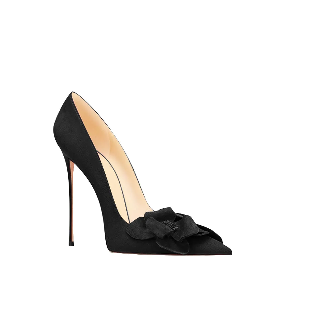 CIURE Flower Embellished High Heel Pumps - 10cm