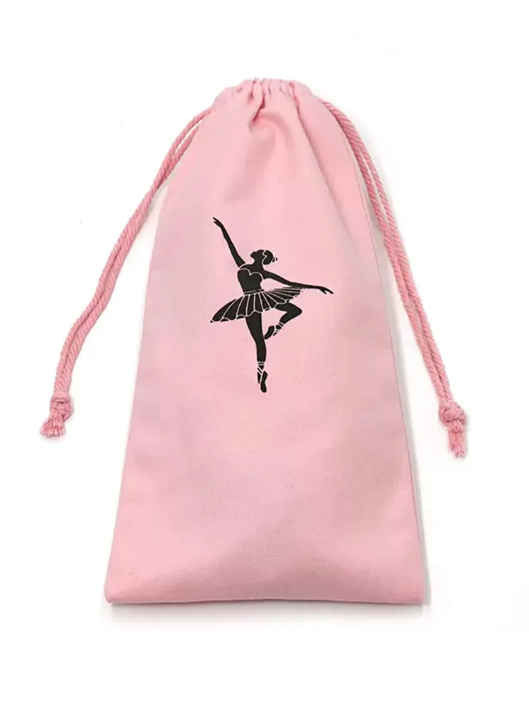 Dance Shoes Storage Bag Ballet Training Shoes Canvas Drawstring Shoe Bag