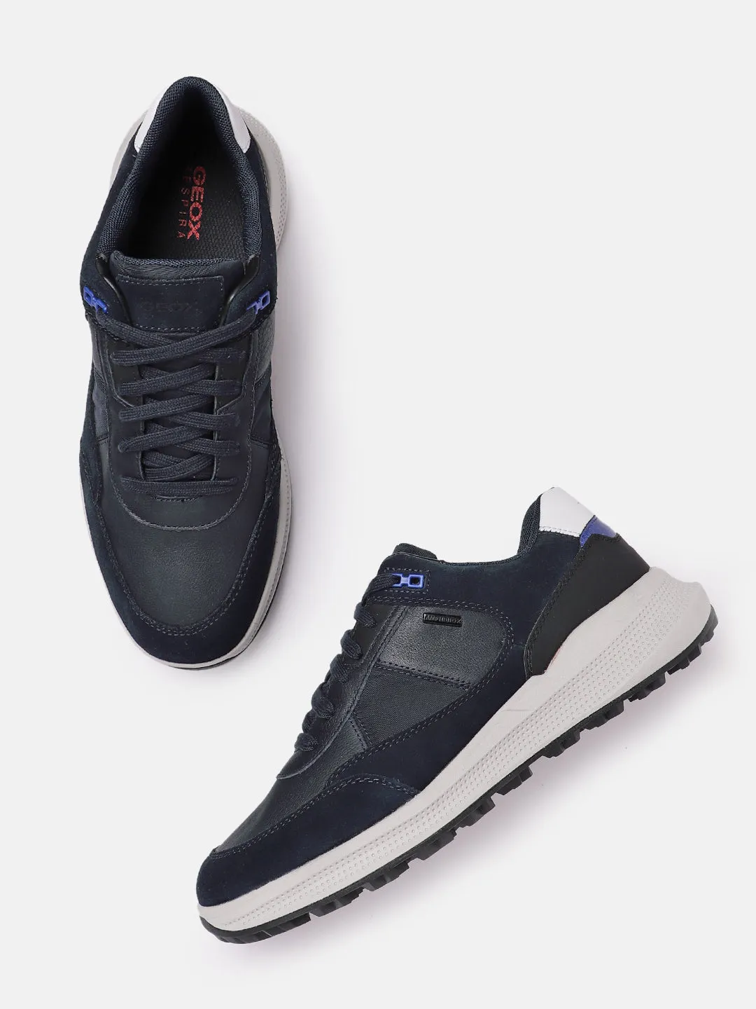 GEOX PG1X Amphibiox Waterproof Golf Shoe - Navy