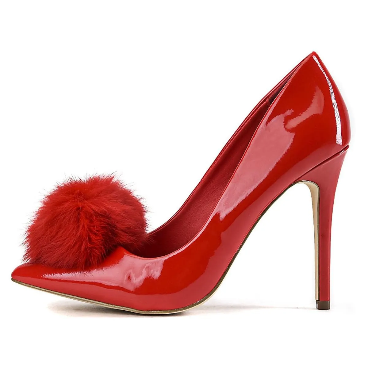 High Heel Pump Cyrus-01 Red