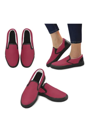 Jester red Women's Slip-on Canvas Shoes