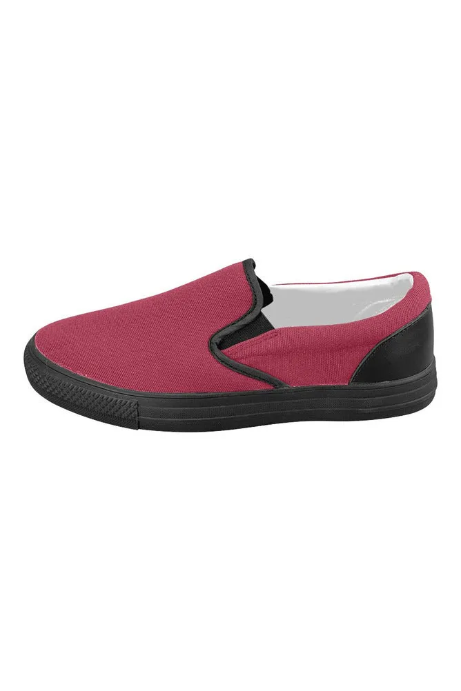 Jester red Women's Slip-on Canvas Shoes