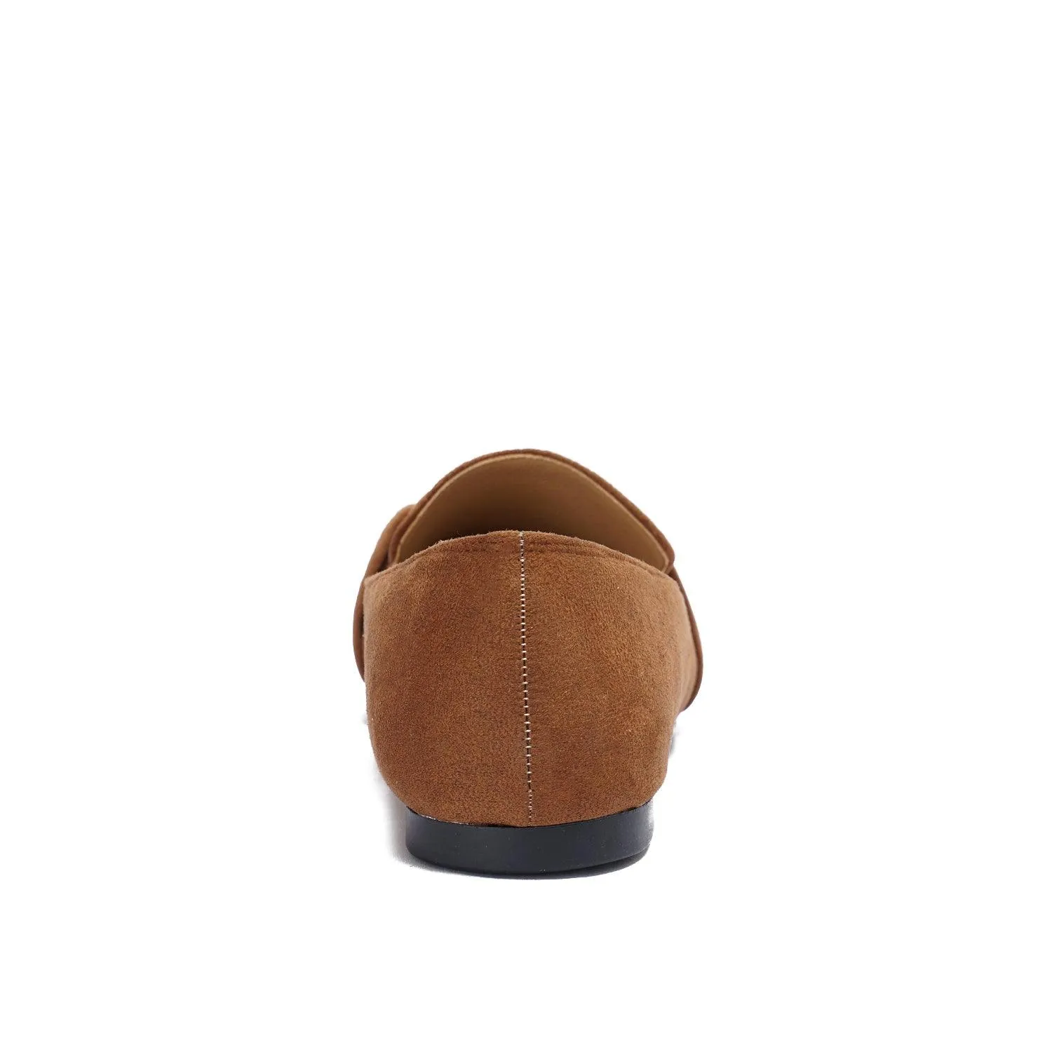 Large Chain Suede Loafers