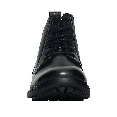 Mens Leather Lace Up Ankle Boots -  SF-116