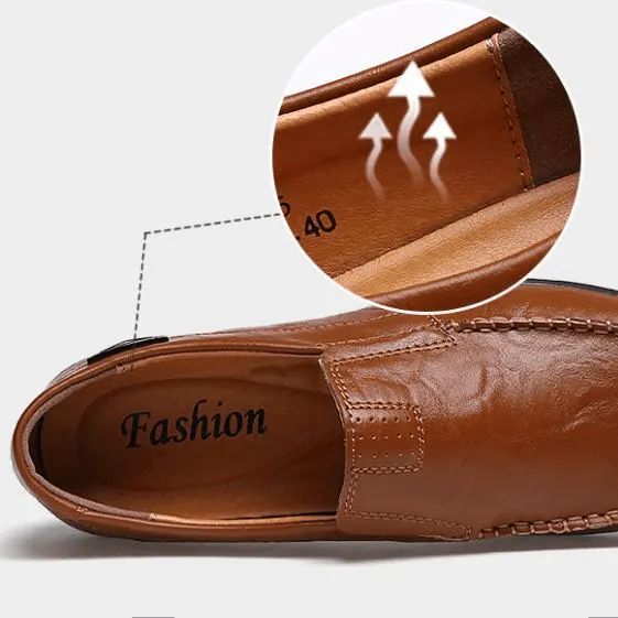 Men's Moccasin Breathable Comfortable Driving Shoes