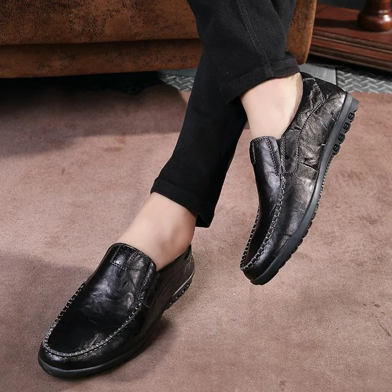 Men's Moccasin Breathable Comfortable Driving Shoes