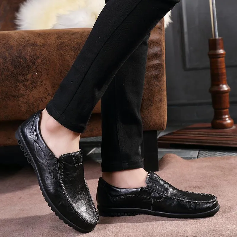 Men's Moccasin Breathable Comfortable Driving Shoes