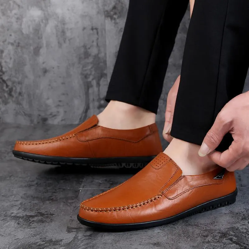 Men's Moccasin Breathable Comfortable Driving Shoes