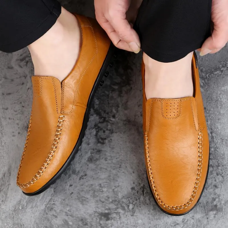 Men's Moccasin Breathable Comfortable Driving Shoes