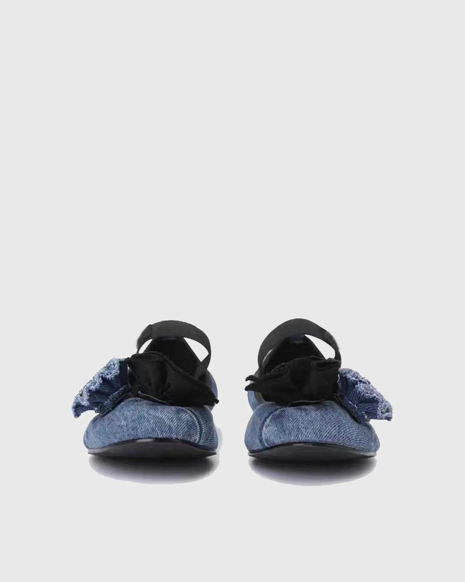 Ondina Flower Denim Ballet Flats