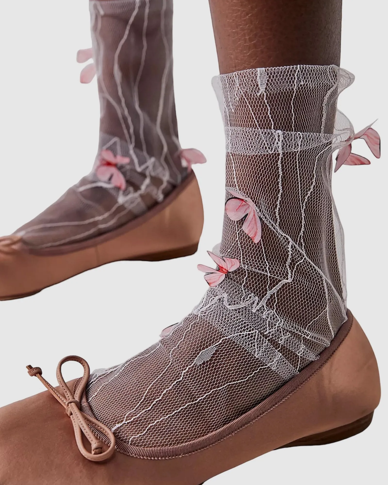 Papillon Tulle Sock