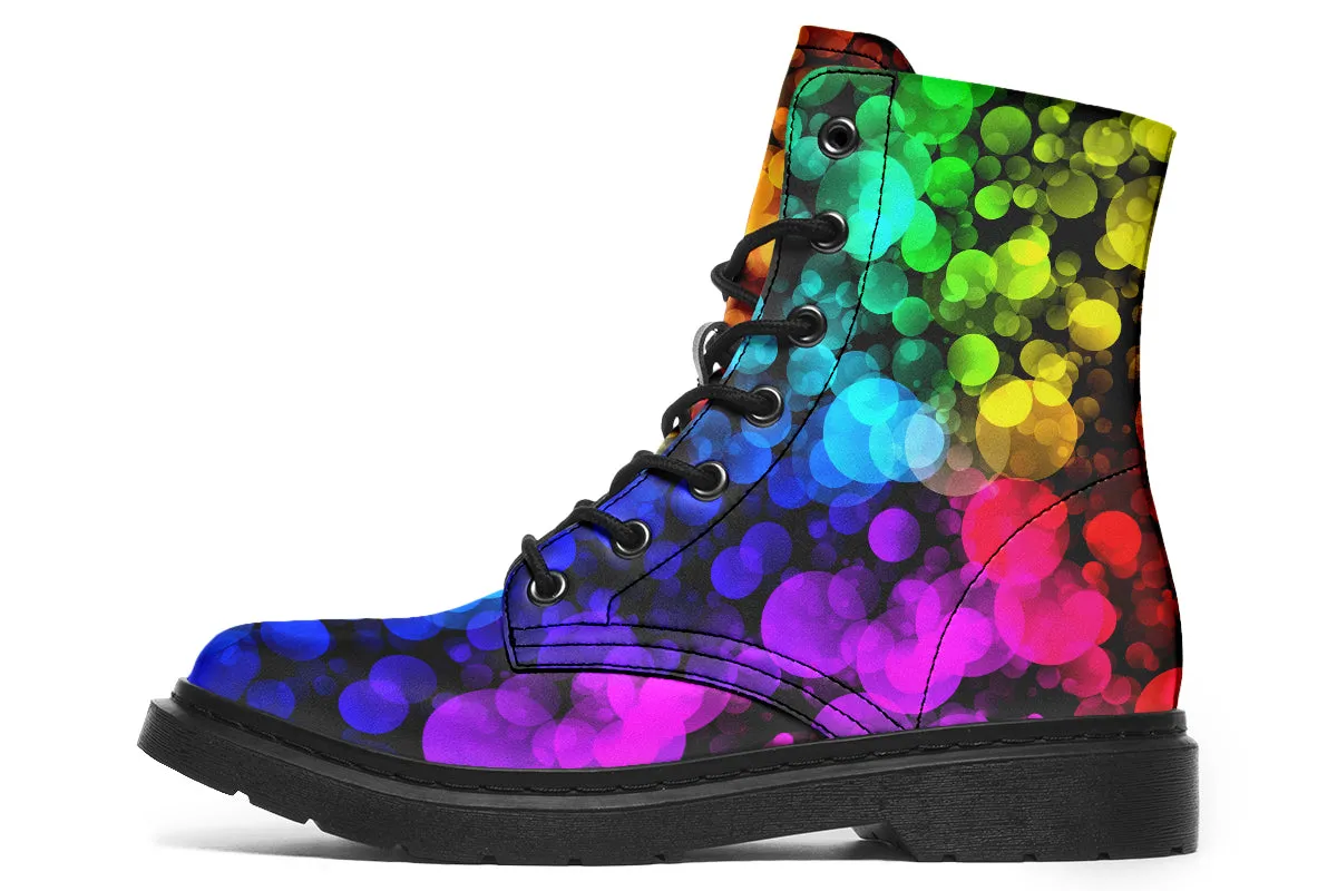 Rainbow Bubbles Boots