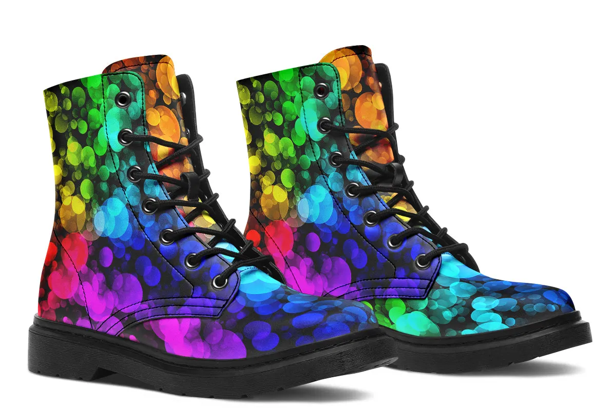 Rainbow Bubbles Boots