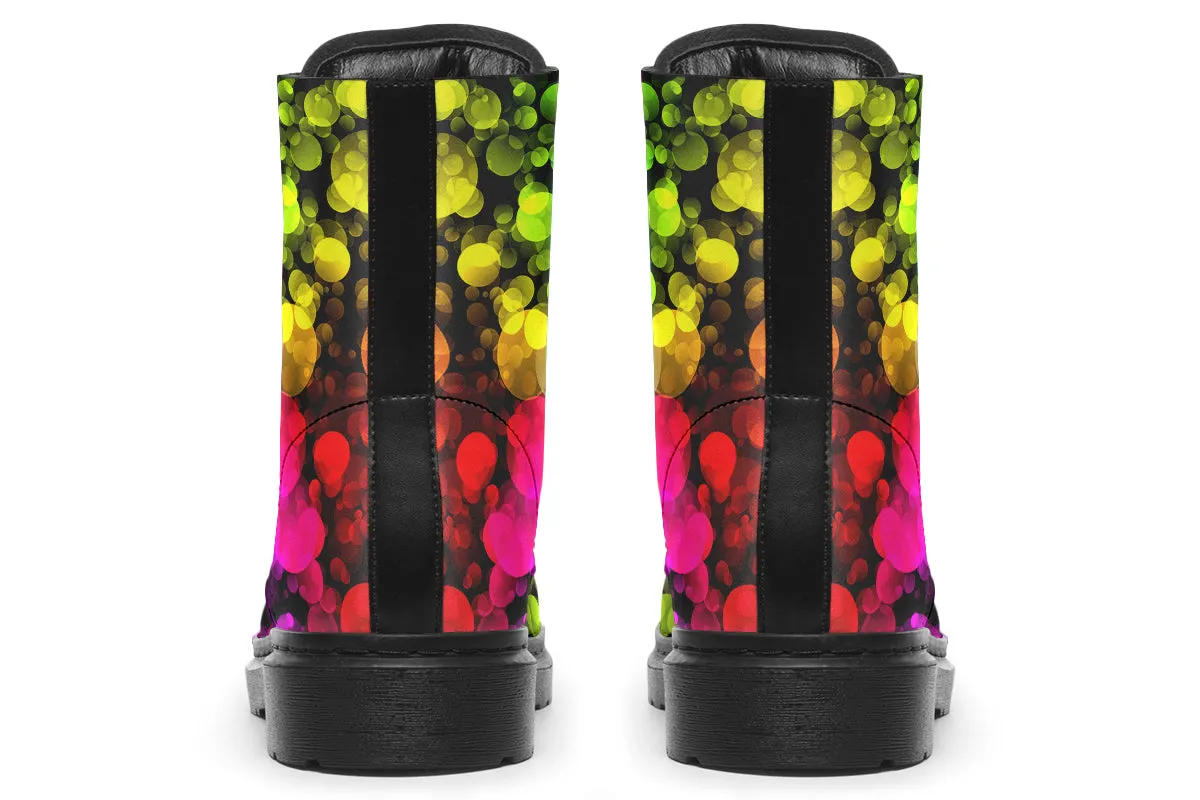 Rainbow Bubbles Boots