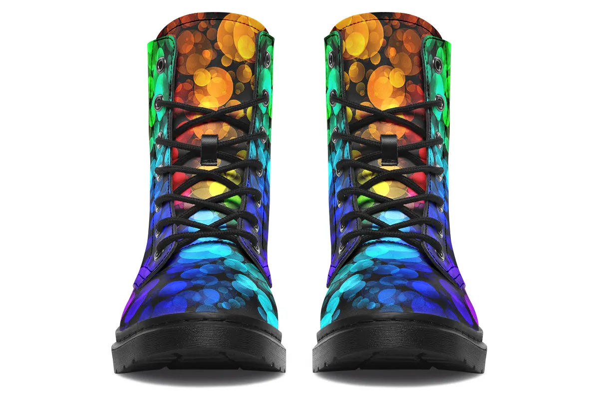 Rainbow Bubbles Boots