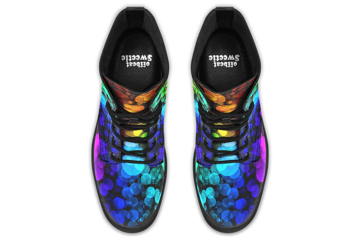 Rainbow Bubbles Boots