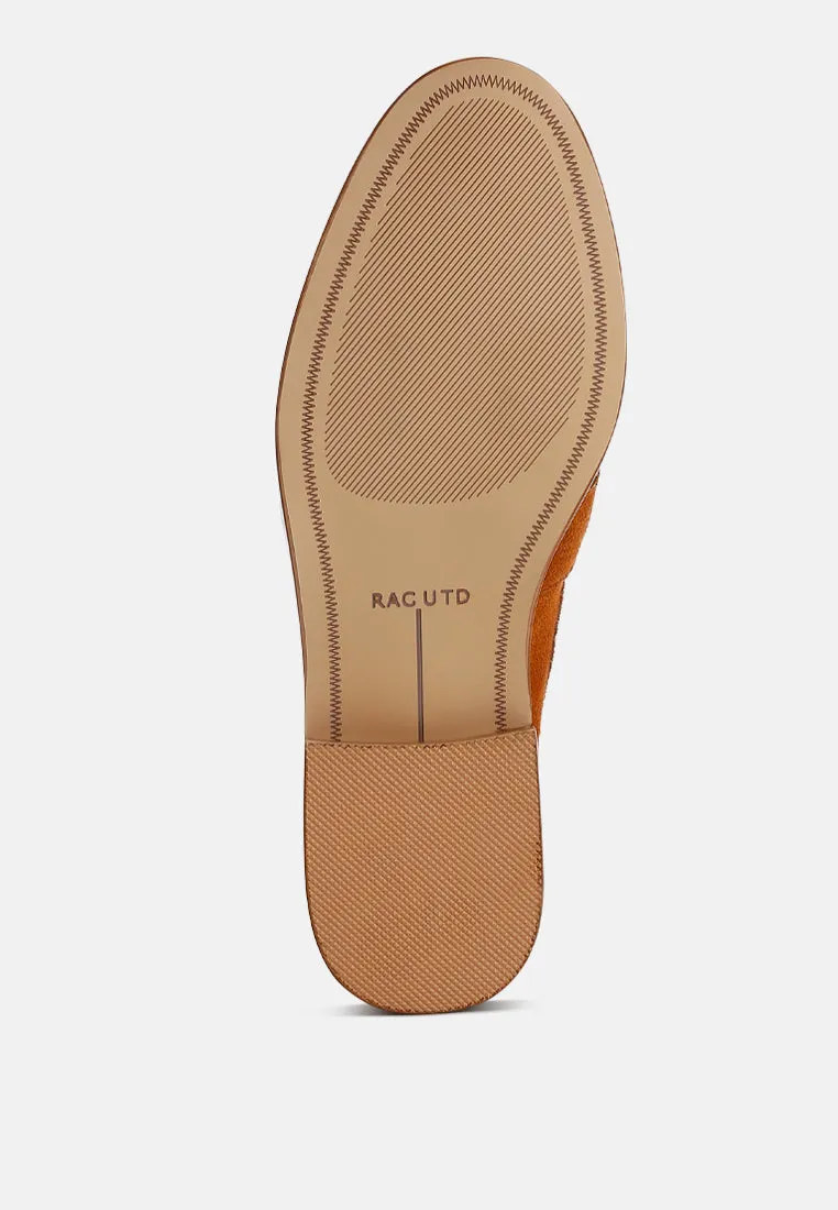 Rhone Tassels Detail Genuine Suede Loafers