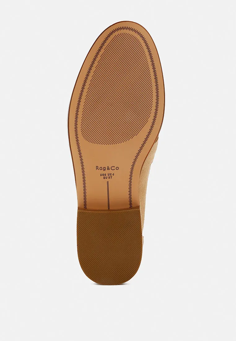 Rhone Tassels Detail Genuine Suede Loafers