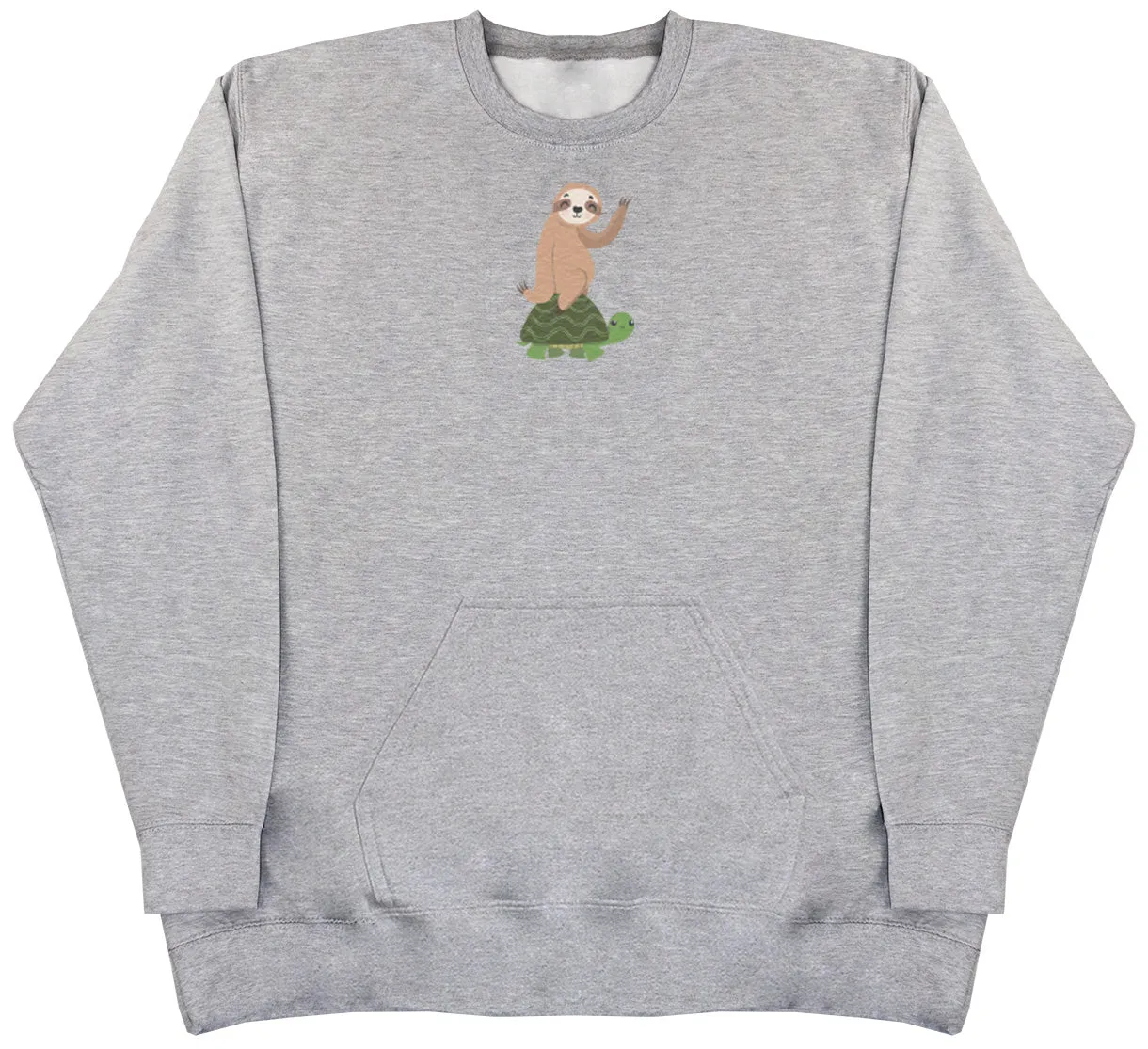 Sloth & Tortoise - Huge Oversized Hoodless Hoodie