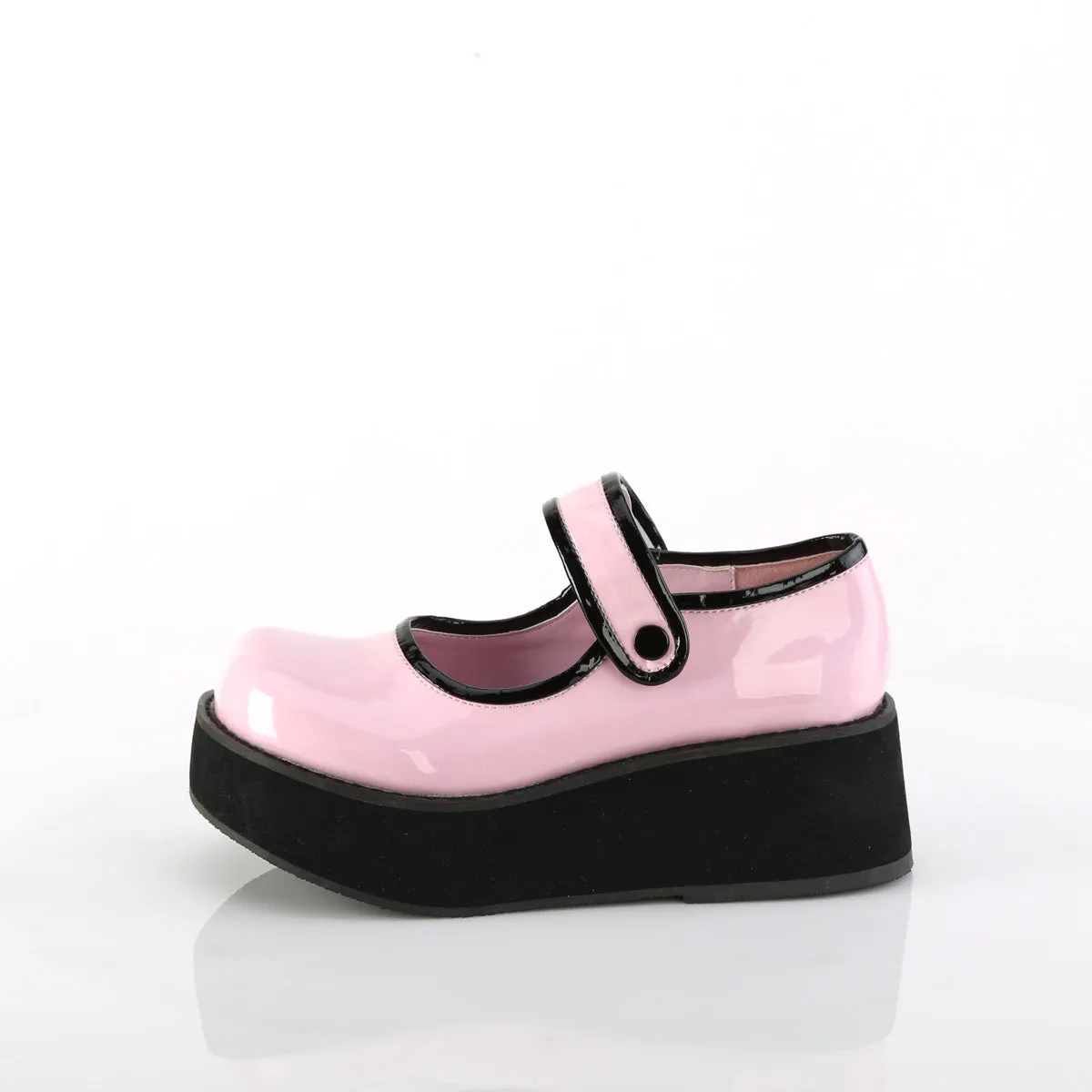 SPRITE-01 DemoniaCult Baby Pink Patent Sexy Women's Heels & Platform Shoes (Alternative Footwear)