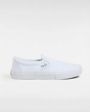 Vans Unisex Skate Slip-On Shoes True White VN0A5FCAW00