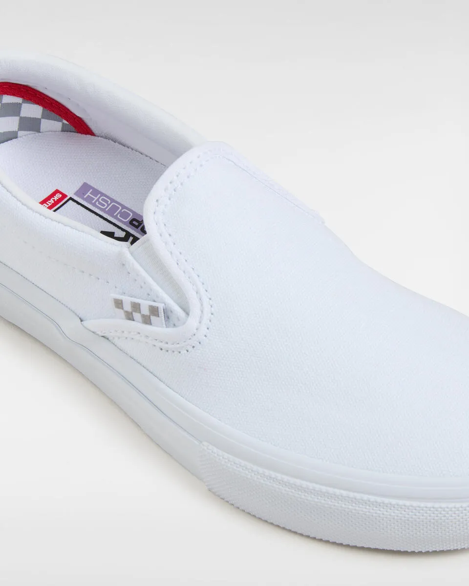 Vans Unisex Skate Slip-On Shoes True White VN0A5FCAW00