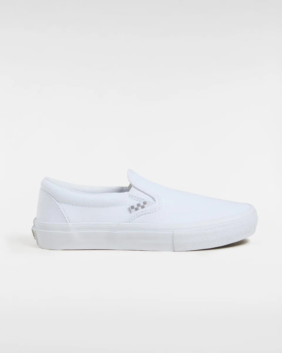 Vans Unisex Skate Slip-On Shoes True White VN0A5FCAW00