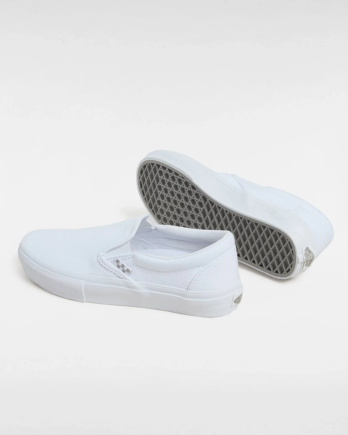 Vans Unisex Skate Slip-On Shoes True White VN0A5FCAW00