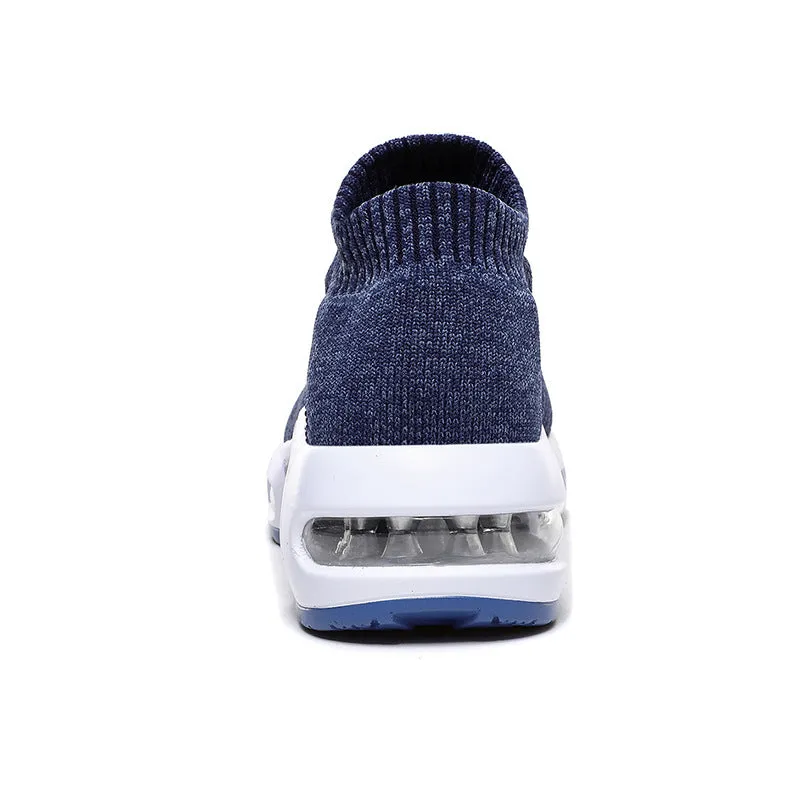 Women Air Cushion Flying Woven Sneakers